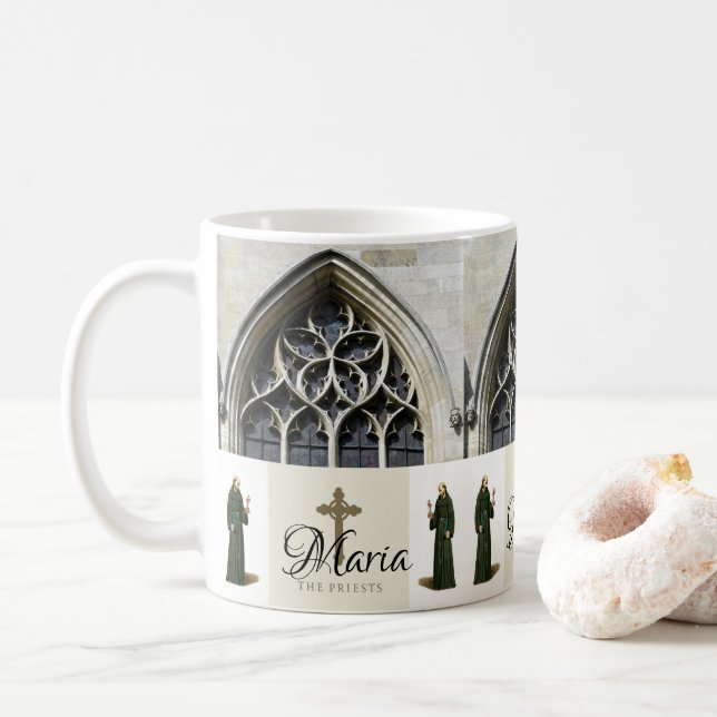 Church Priest Mug (With Donut)