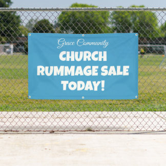 Church Rummage Sale! Banner
