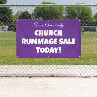 Church Rummage Sale! Banner