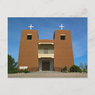 Church Santa Fe, New Mexico Postcard