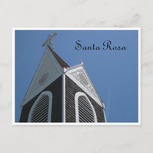 Church - Santa Rosa, Ca. Postcard