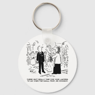 Church Service Wedding Vicar Says No to Lawyers Key Ring
