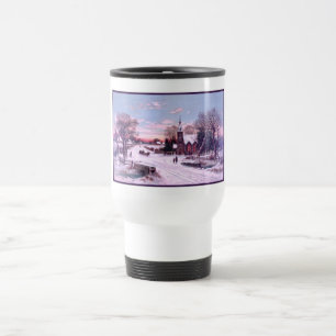 Church Services Christmas Eve Morning Travel Mug