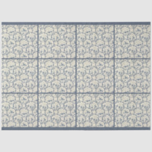 Church & Ships,Windmill & Boats,Delft-inspired Tissue Paper