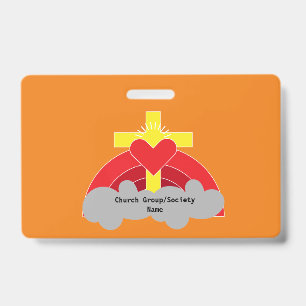 Church Societies Groups And Clubs Coffee Mug Squar ID Badge