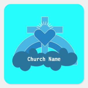 Church Societies Groups And Clubs Coffee Mug Square Sticker