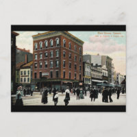 Church St. New Haven 1908 Vintage