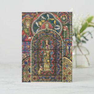 Church Stained Glass Window, Vintage Architecture