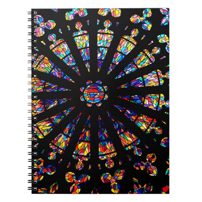 church stained glass windows colours notebook (Front)