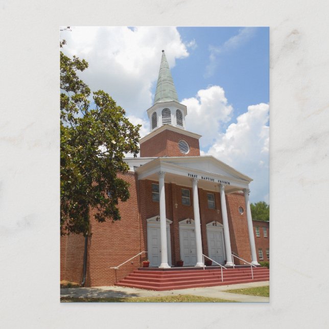 Church Street, Dade City Florida Postcard (Front)