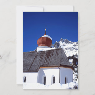 Church Stuben Austria Holiday Card