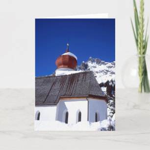Church Stuben Austria Holiday Card