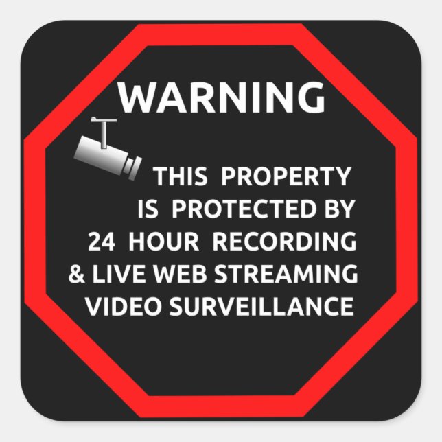 Church Supplies Security Sticker for Windows (Front)