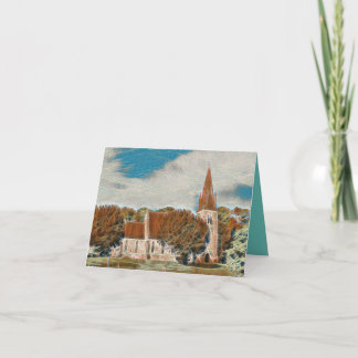 Church thank you card