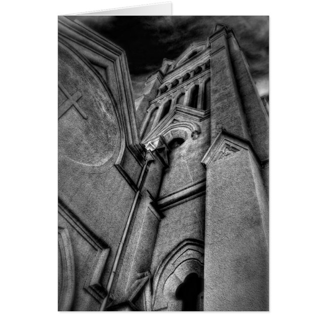 Church Tower-Blank Card (Front)