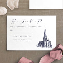 Church Vintage Venue Illustration Wedding
