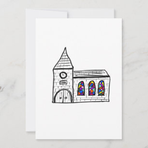 Church Wedding Invitation