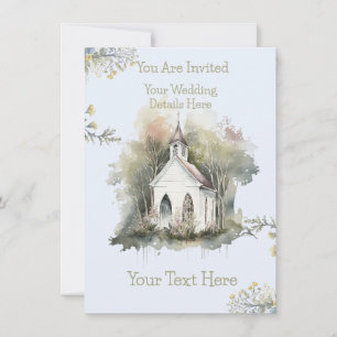 Church Wedding Invitation