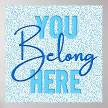 Church Welcome Greeting Sign - You Belong Here