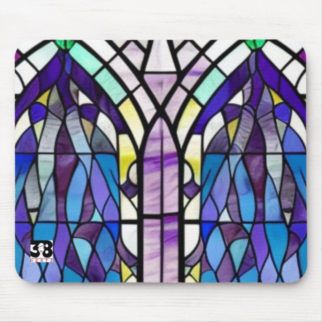 Church Window Mouse Mat (Front)