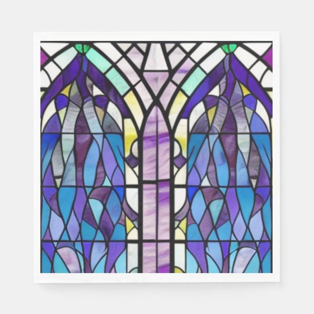 Church Window Napkin (Front)