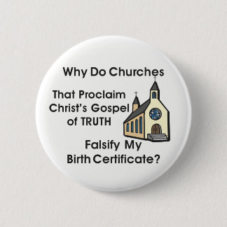Churches 6 Cm Round Badge
