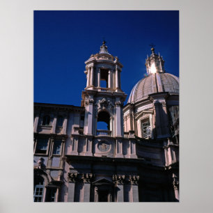 Churches Rome Italy Poster