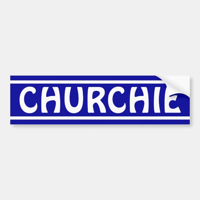 Churchie Bumper Sticker (Front)