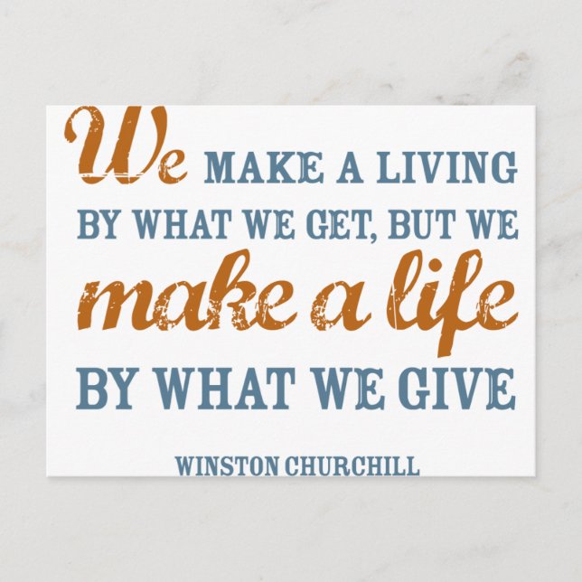 churchill-a life-NOBRK Postcard (Front)