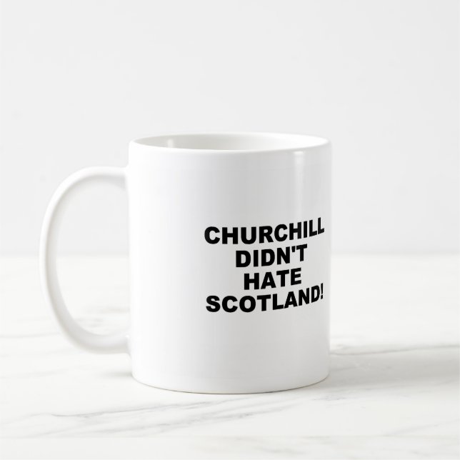 Churchill and Scotland Mug (Left)