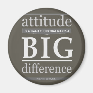 Churchill attitude small big difference magnet