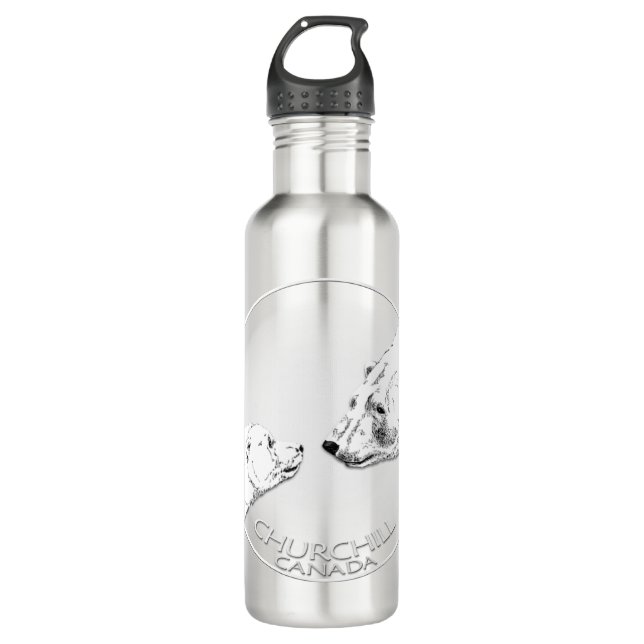 Churchill Bear Art Bear Art 710 Ml Water Bottle (Front)