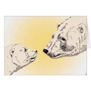 Churchill Canada Card Personalised Polar Bear Card