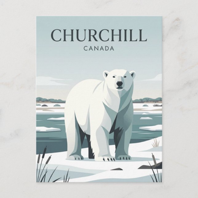 Churchill Canada Postcard (Front)