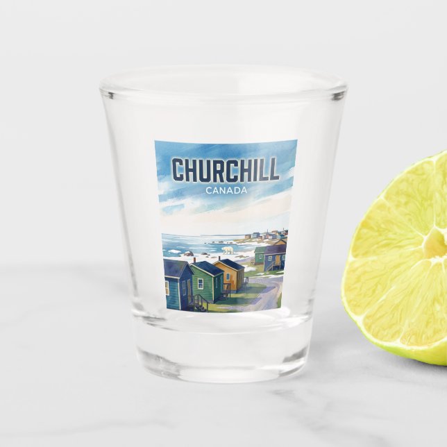 Churchill Canada Shot Glass (Front)