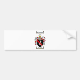 CHURCHILL FAMILY CREST -  CHURCHILL COAT OF ARMS BUMPER STICKER