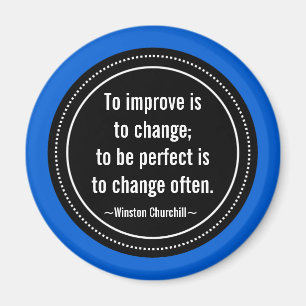 Churchill Inspirational Quote Magnet