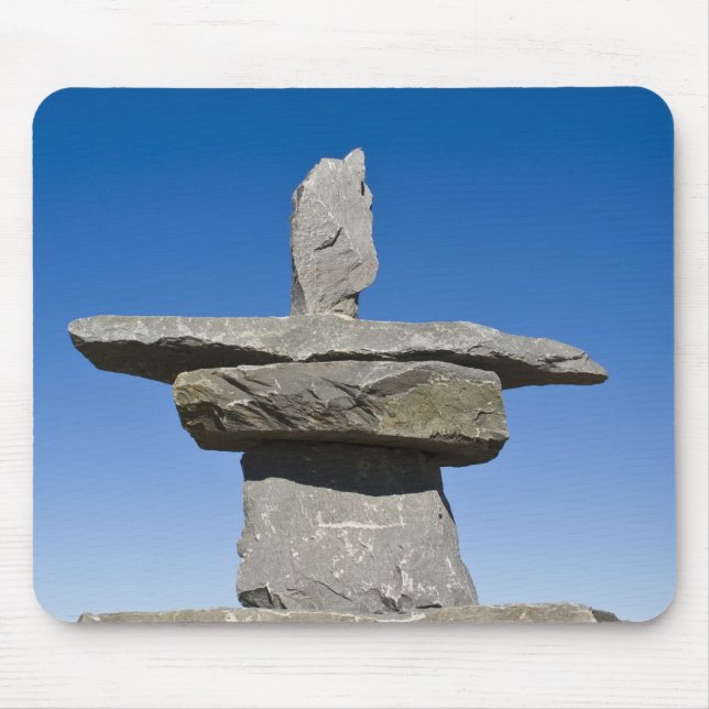 Churchill, Manitoba. Inukshuk Mouse Mat (Front)