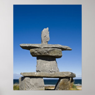 Churchill, Manitoba. Inukshuk Poster