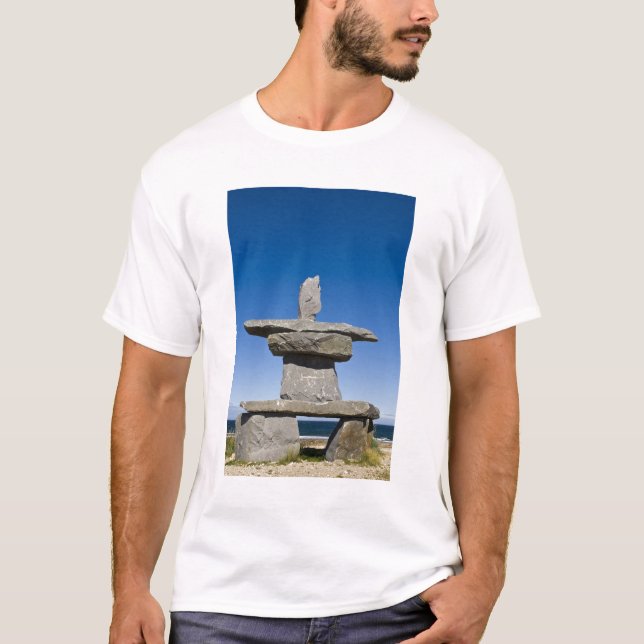 Churchill, Manitoba. Inukshuk T-Shirt (Front)