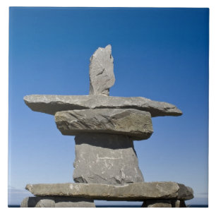 Churchill, Manitoba. Inukshuk Tile