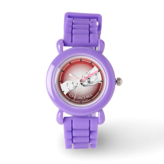 Churchill Polar Bear Watch Souvenir Wrist Watch (Front)