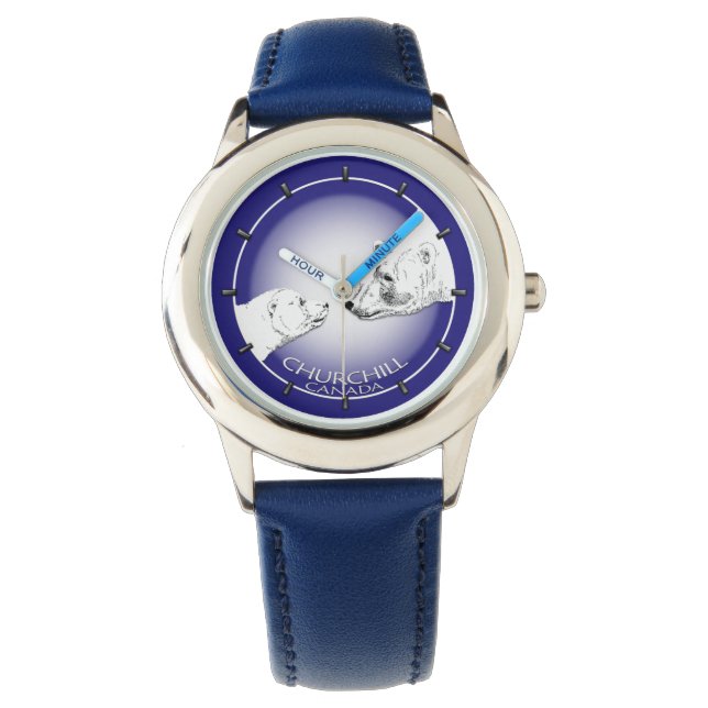 Churchill Polar Bear Watch Souvenir Wrist Watch (Front)