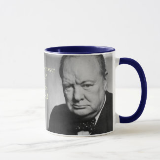 churchill quote mug