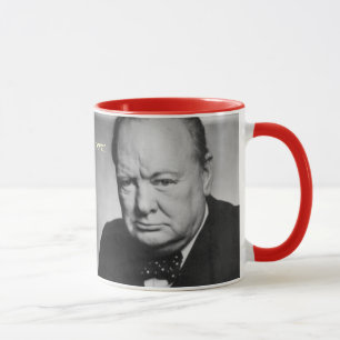 churchill quote mug