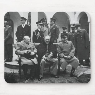Churchill, Roosevelt, and Stalin Mouse Mat