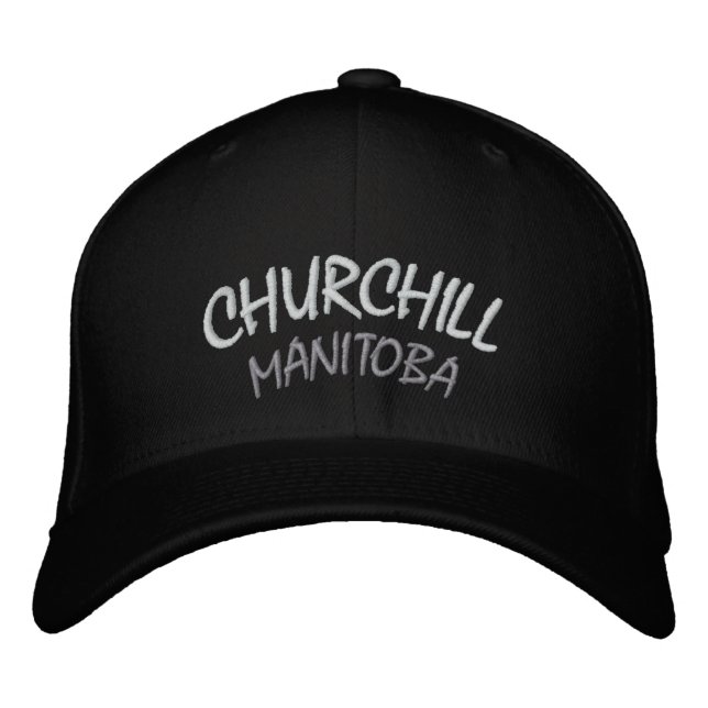 Churchill Souvenir Baseball Cap Embroidered Cap (Front)