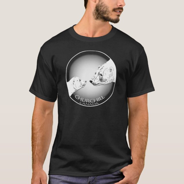 Churchill Souvenir Polar Bear Art T-Shirts & Gifts (Front)