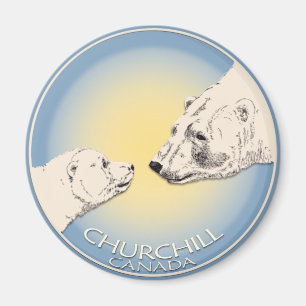Churchill Souvenirs Polar Bear Art Magnets & Gifts