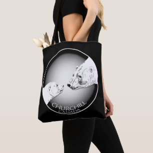 Churchill Souvenirs Polar Bear Art Shirts & Gifts Tote Bag